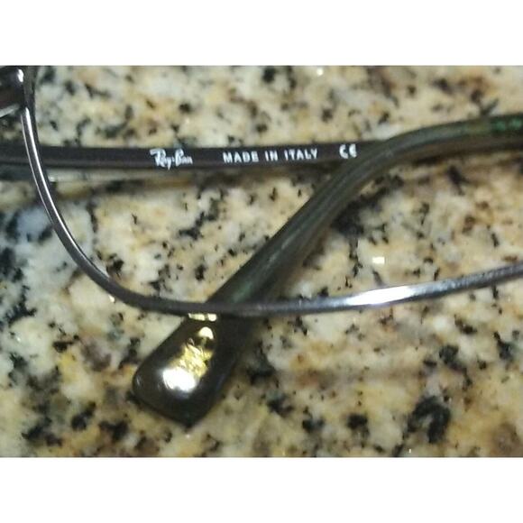 RAY-BAN RB6020 2502 Eyeglasses Frame Italy 53-19-135 Gunmetal Polished - Picture 10 of 12